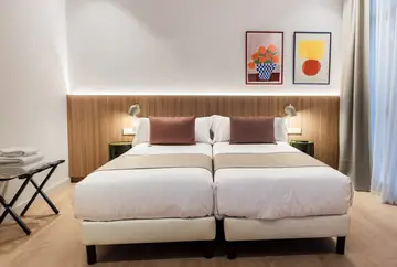 Habitación twin del Hotel California